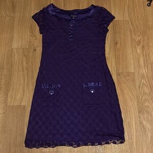 Enfocus Studio Vintage Dress Womens Purple Size 6